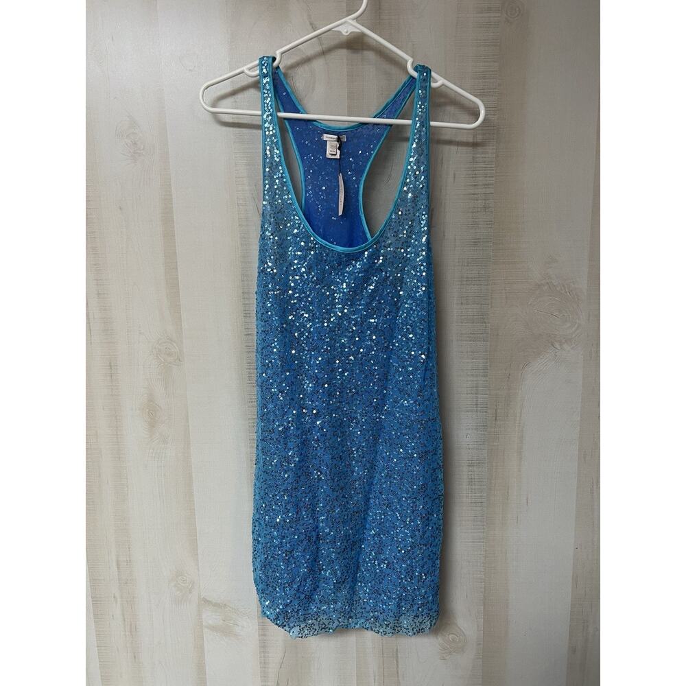 Victoria Secret Racerback Take Top - Medium - Sequins NWT